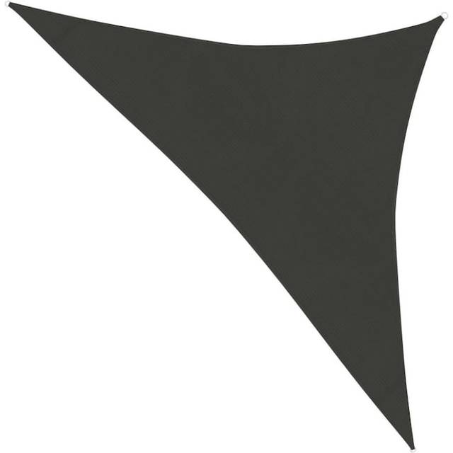 vidaXL Sunshade Sail 160 g/m² Anthracite 3.5x3.5x4.9 m HDPE