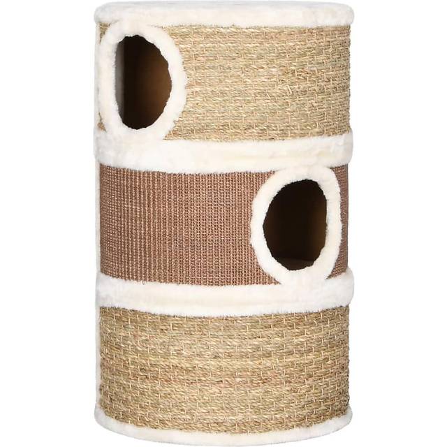 vidaXL Cat Scratching Barrel 60 cm Seagrass - Brown