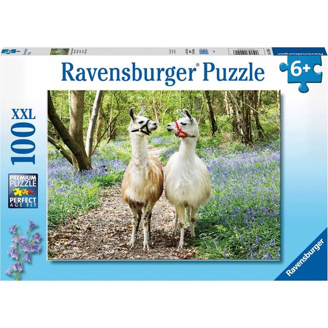Ravensburger Llama Love 100 Piece Jigsaw Puzzles for Kids Age 6 Years Up - Extra Large Pieces