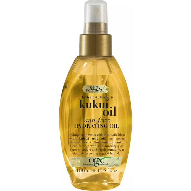 Ogx Kukui Oil Anti-Frizz Hydrating Hair Oil for Frizzy Hair, 118 ml