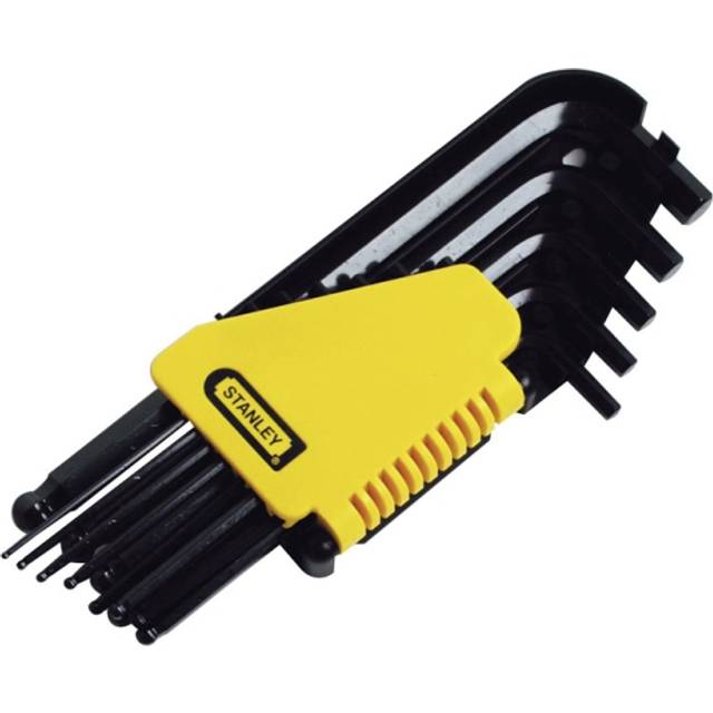 Stanley 12 Piece Ball End Hexagon Allen Key Set Imperial