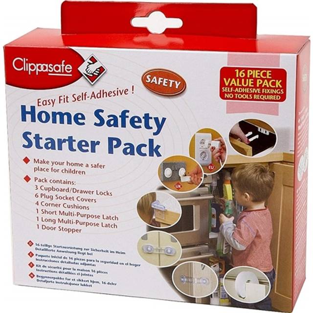 Clippasafe Home Safety Starter Pack - 16 Piece