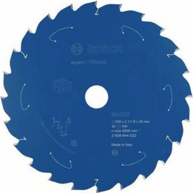 Bosch Expert Wood Cutting Cordless Mitre Saw Blade 250mm 24T 30mm