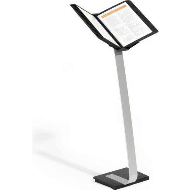 Durable Sherpa Pro 10 Aluminium Display Panel Floor Stand, A4, Sliver