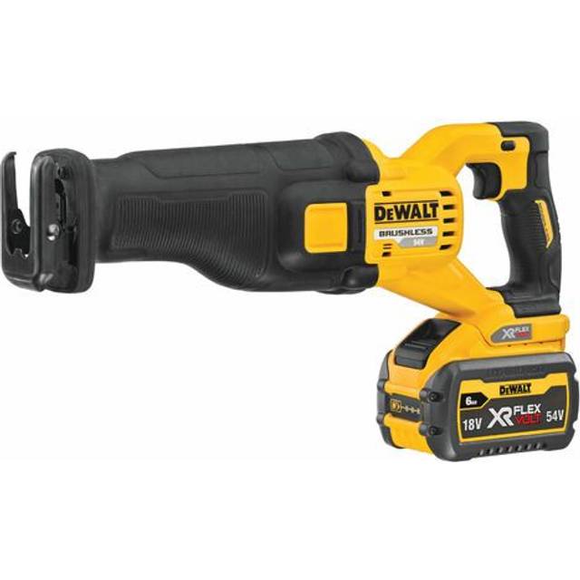 DeWalt DCS389T2-GB 54V XR Flexvolt Brushless Reciprocating Saw Kit - 2 x 6Ah Batteries Charger and Case