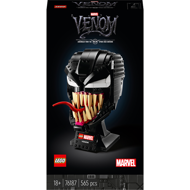LEGO 76187 Marvel Spider-Man Venom Byggsats, LEGO för Vuxna, Samlingsbar Superhjältemodell