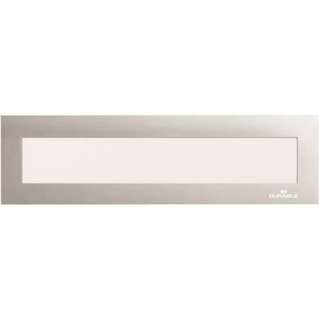 Durable 498601 inforam Duraframe® Magnetic Top, magnethäftande rubrikram för A4, 5-pack, svart