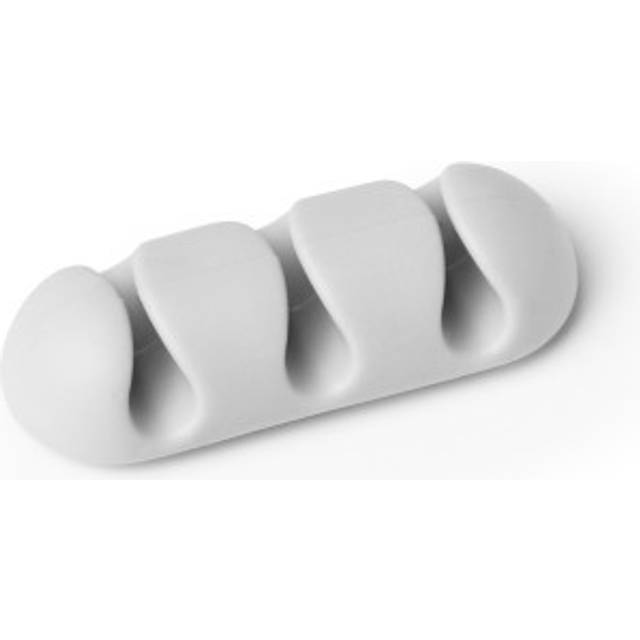 Durable cavoline cable management 3 desk tidy clips | 2 pack | graphite