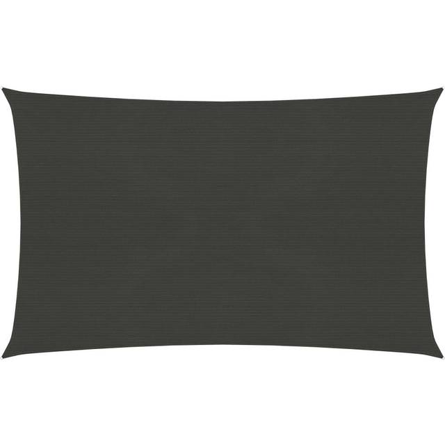 vidaXL Sunshade Sail 160 g/m² Black 2.5x4.5 m HDPE