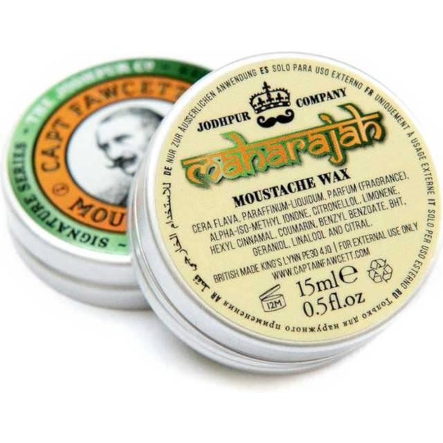 Captain Fawcett Moustache Wax Maharajah Mustaschvax för män 15 ml