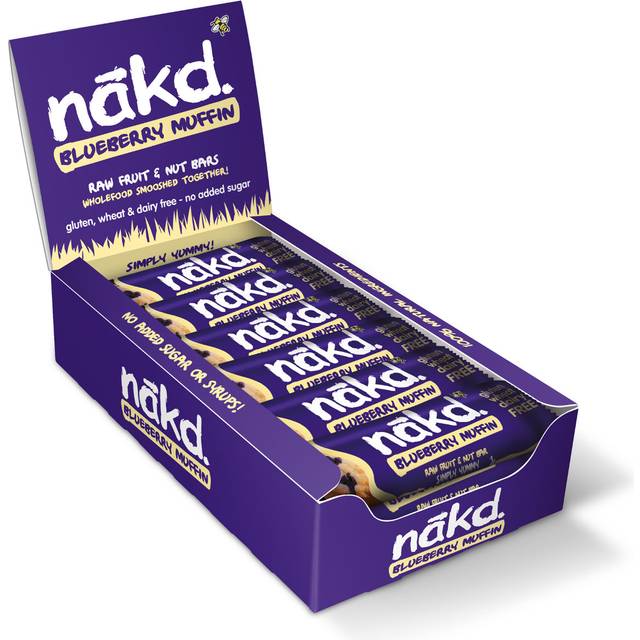 Nakd Nudies - 35g x 18, Blueberry Muffin