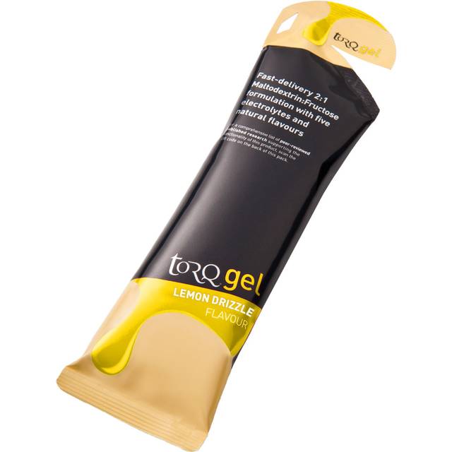 TORQ Energy Gel Box of 15 x 45g Gels - Lemon Drizzle