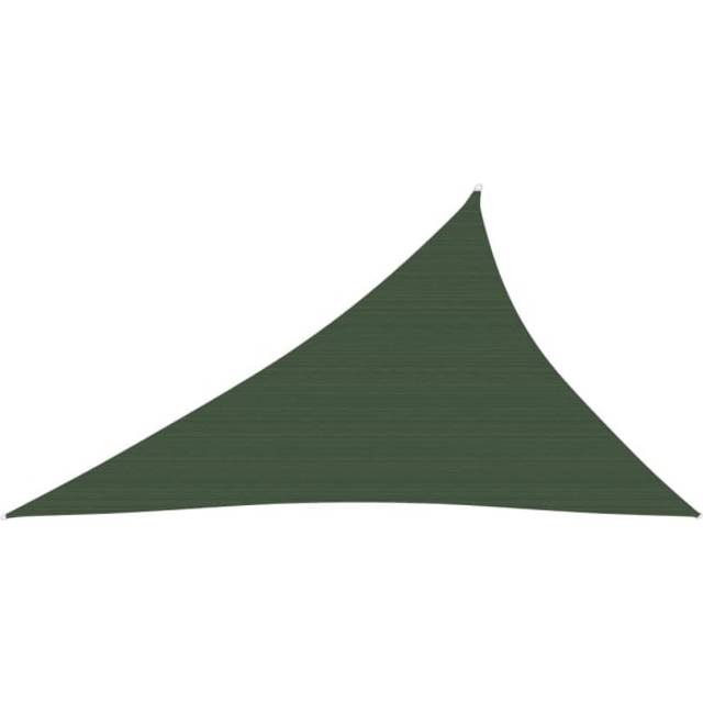 vidaXL Solsegel 160 g/m² ljusgrön 3x4x5 m HDPE