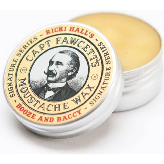 Captain Fawcett Ricki Hall's Booze & Baccy Moustache Wax (15 ml)