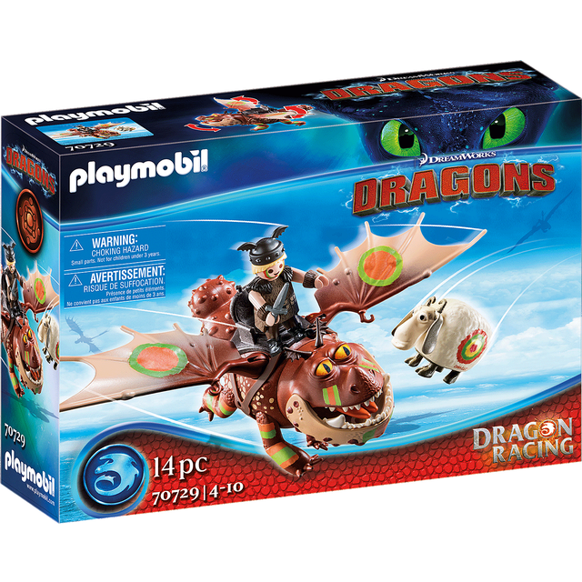 Playmobil Dreamworks Dragons Dragon Racing Fishlegs Meatlug