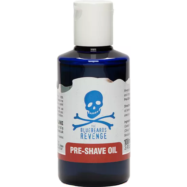 The Bluebeards Revenge, Pre Shave Oil For Men, Vegan Friendly Oil For Sensitive Skin, Helps To Prevent Skin Irritation, 100ml