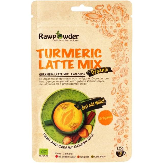 Rawpowder Turmeric latte mix original 125 gram