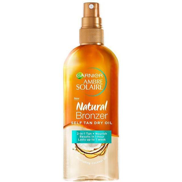 GARNIER Ambre Solaire, brun-utan-sol-spray, Natural Bronzer Oil, 150 ml