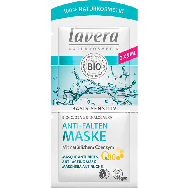 Lavera Basis Sensitiv Anti-Ageing Mask Q10 5ml 2-pack