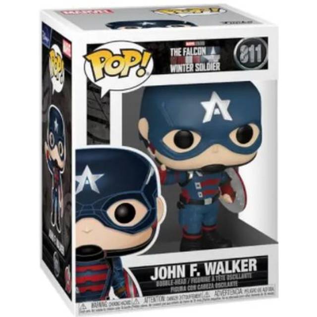 Funko POP! Falcon & Winter Soldier - John F. Walker - Blue&#47;Red&#47;Gray (One-Size)