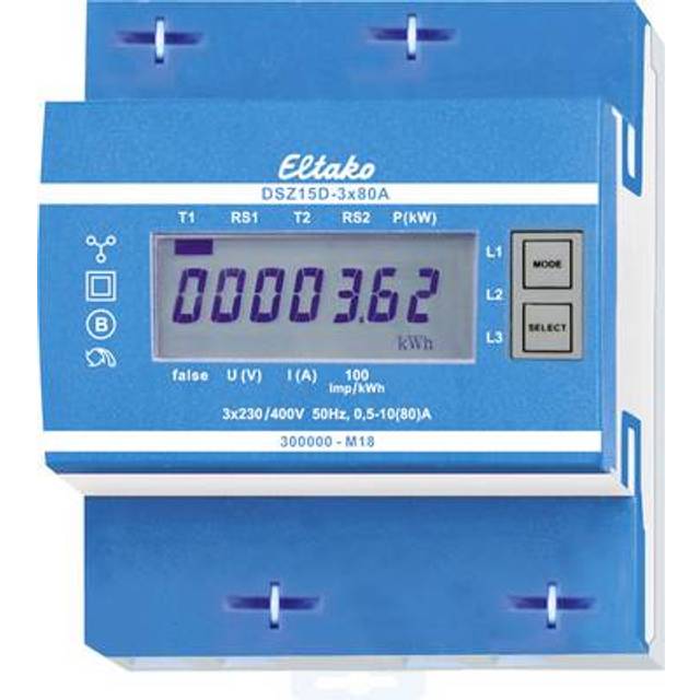 DSZ15D-3x80A MID - Direct kilowatt-hour meter 10A DSZ15D-3x80A MID
