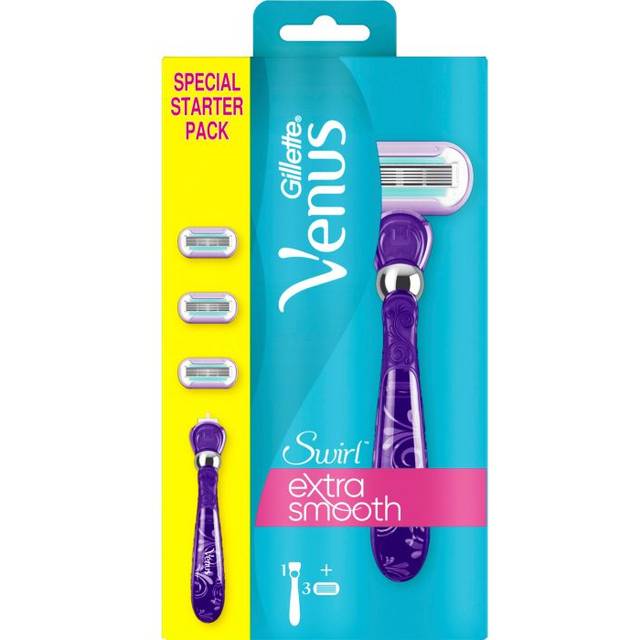 Gillette Venus Swirl Razor + 3-pack Venus rakhyvel