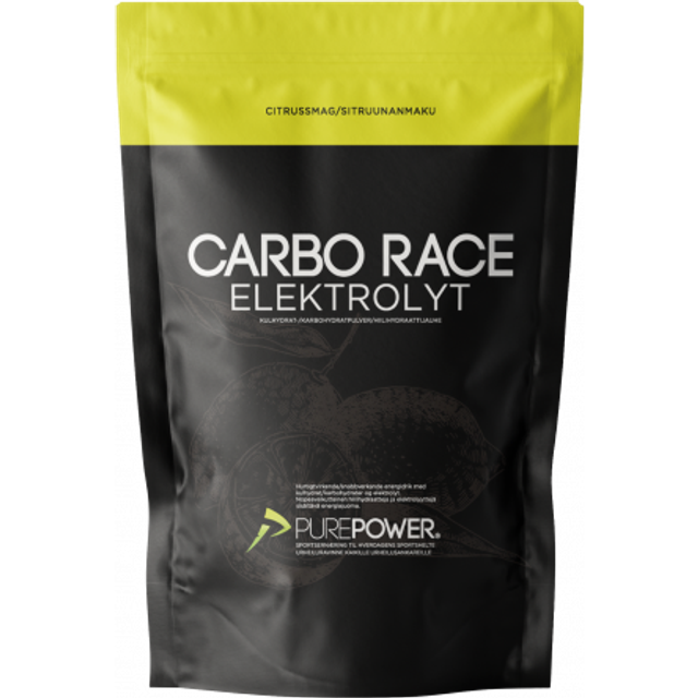 Sportdryck PurePower Carbo Race Electrolyte Citrus 1 kg