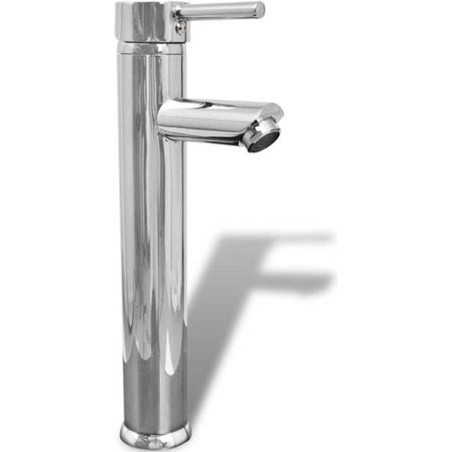 vidaXL Bathroom Mixer Tap Brass - Silver