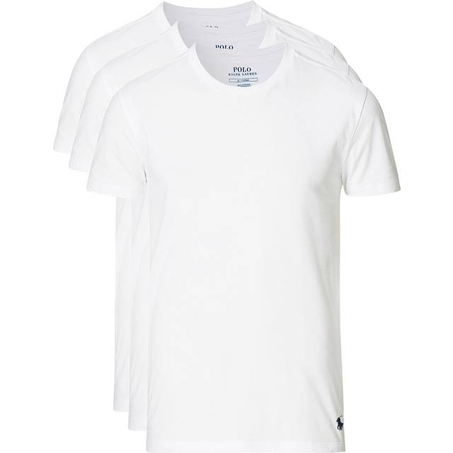 Polo Ralph Lauren 3 Pack Loungewear T-shirts - White, White, Size M, Men