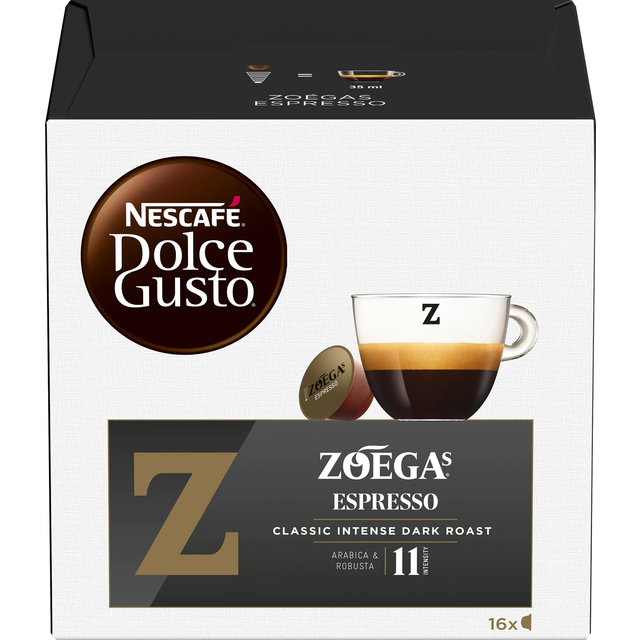 Nescafé Zoégas Espresso - 16 kapslar till Nescafé Dolce Gusto