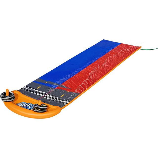 Bestway H2OGO! Splashy Speedway Slide Water Slide with Drench Pool