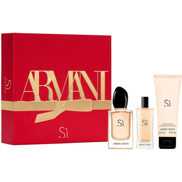 Giorgio Armani Si Gift Set 50ml EDP + 75ml Body Lotion + 15ml EDP