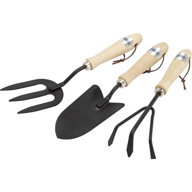 Draper 83993 Carbon Steel Hand Fork, Cultivator and Trowel with Ha...