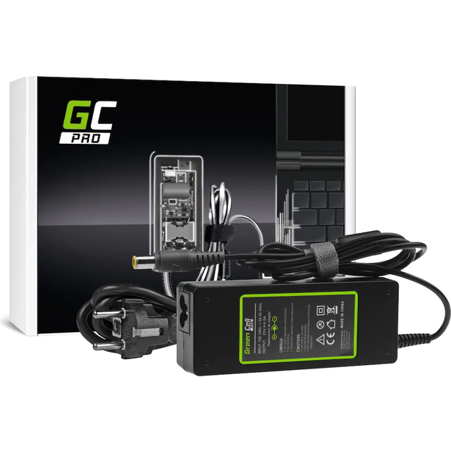 Green Cell AD17AP PRO Charger AC Adapter för Lenovo 90W (7,7x5,5)