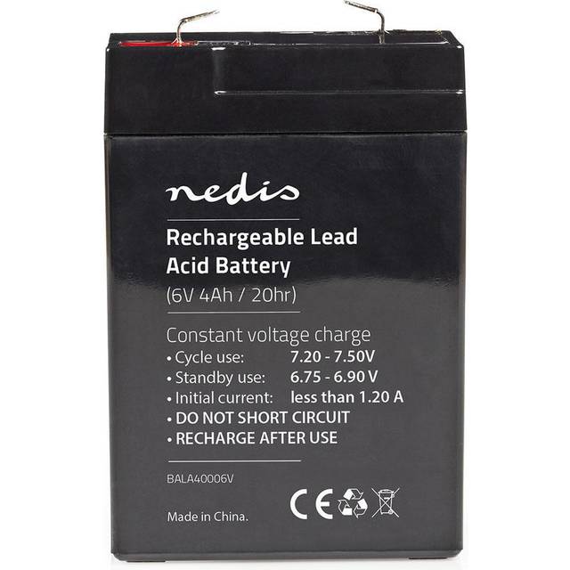 6v 6 Volt 4.0Ah 4000mAh Sealed Rechargeable Lead Acid Battery 70 mm x 47 mm x 101 mm