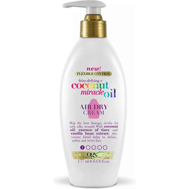 OGX Frizz Defy+ Coconut Miracle Oil Air Dry Cream, 177ml