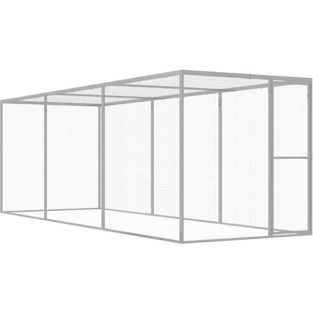 Kattbur 4,5x1,5x1,5 m galvaniserat stål