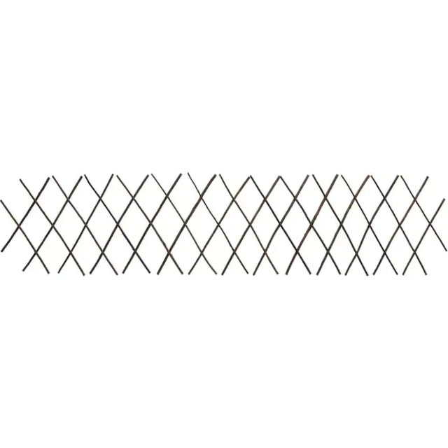 vidaXL Willow Trellis Fences 5 pcs 180x30 cm - Brown
