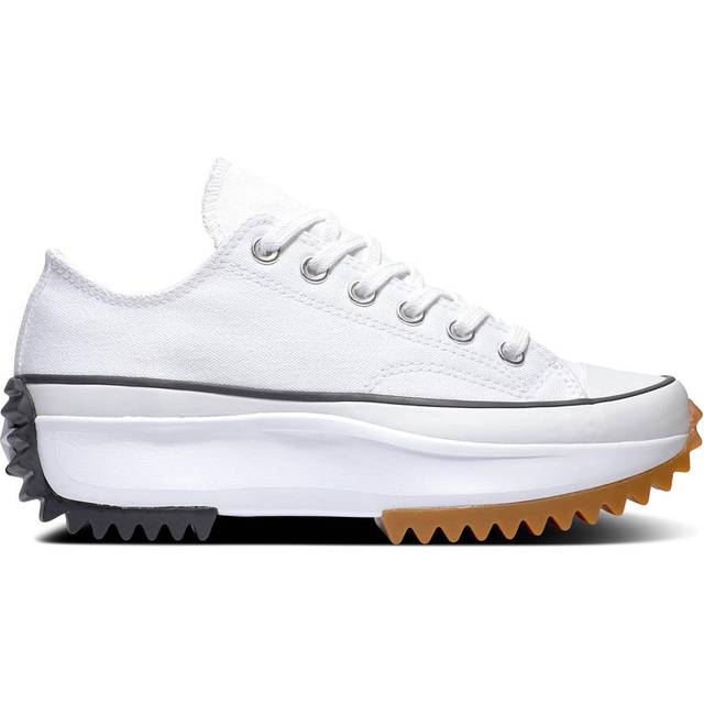 Converse White Run Star Hike Sneakers - WHITE/BLACK/GUM - US 12