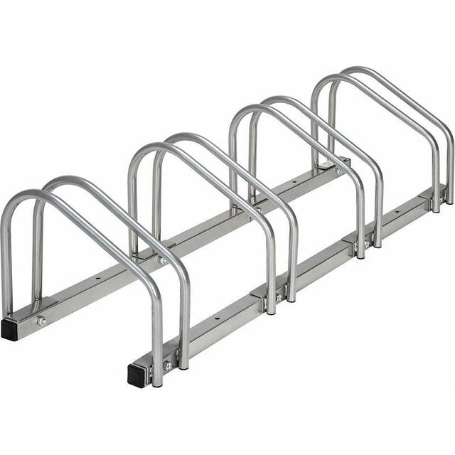 Tectake - Bike Rack, for ground or wall-mounting - bike stand, wall bike rack, garage bike rack - 4