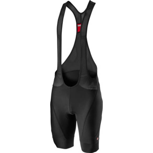 Endurance 3 Bib Shorts Black Red, Size M