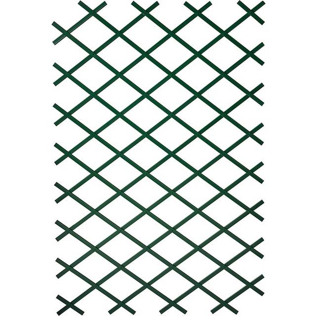 2 pcs Garden Trellises 100x200 cm pvc Green Nature