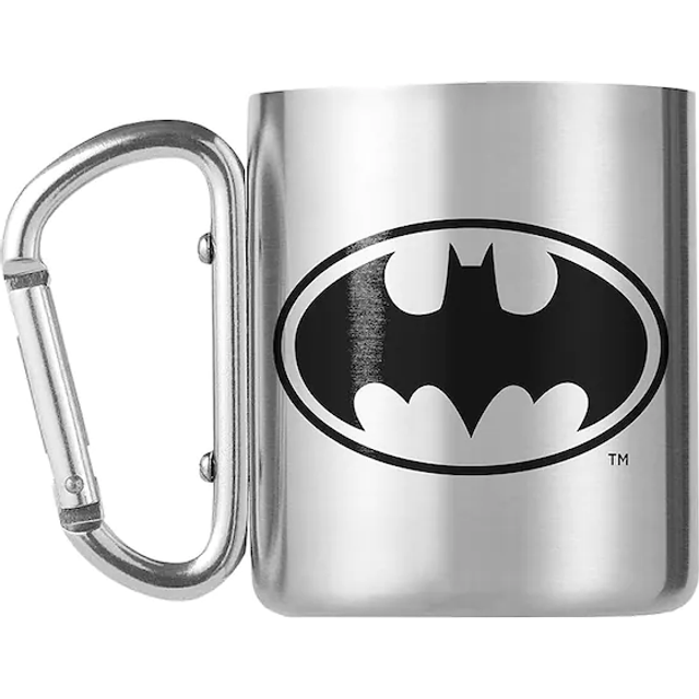 Batman - DC Comics Cup - Cup with Carabiner - silver-coloured - Standard