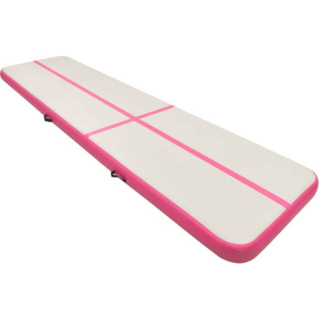 Vidaxl Inflatable Gymnastics Mat With Pump 600x100x15 Cm Pvc Blue