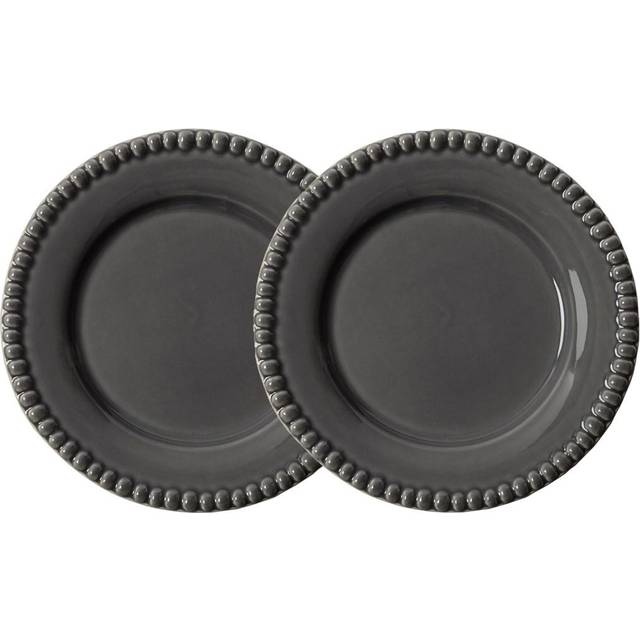 PotteryJo Daria dessert plate Ø22 cm 2-pack clean grey