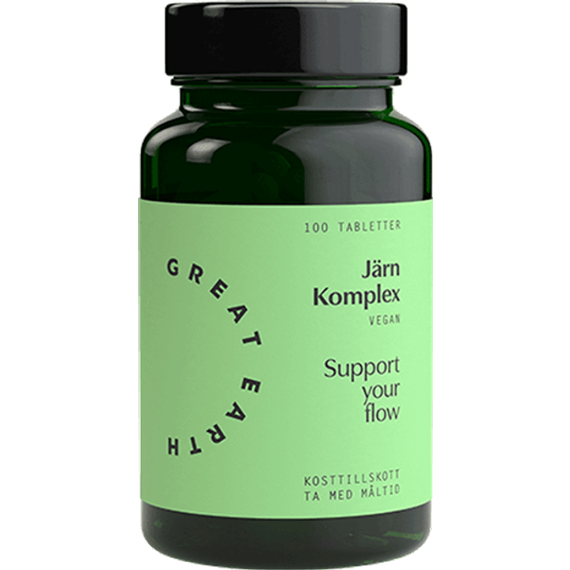 Great Earth Järn Komplex 25 mg 100 tab