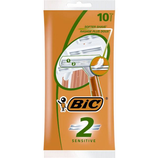 BIC 2 Sensitive rakhyvlar 10 st