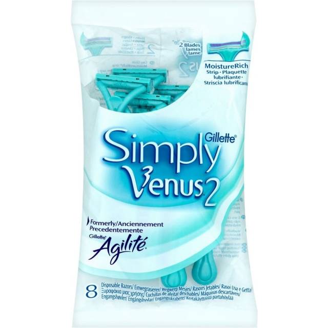 GilletteSimplyVenusEngångsrakhyvlarförkvinnor8-pack