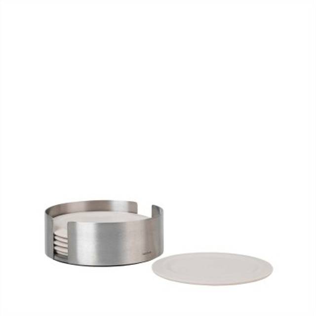 Blomus 64065 set 6 underlägg – 64065 underlägg, 18/8 rostfritt stål