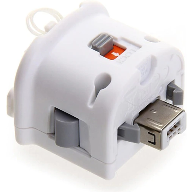 Motion Plus kompatibel med Nintendo Wii - Vit